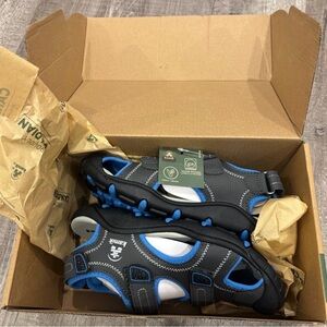 Kids' Black and Blue Kamik Shoes